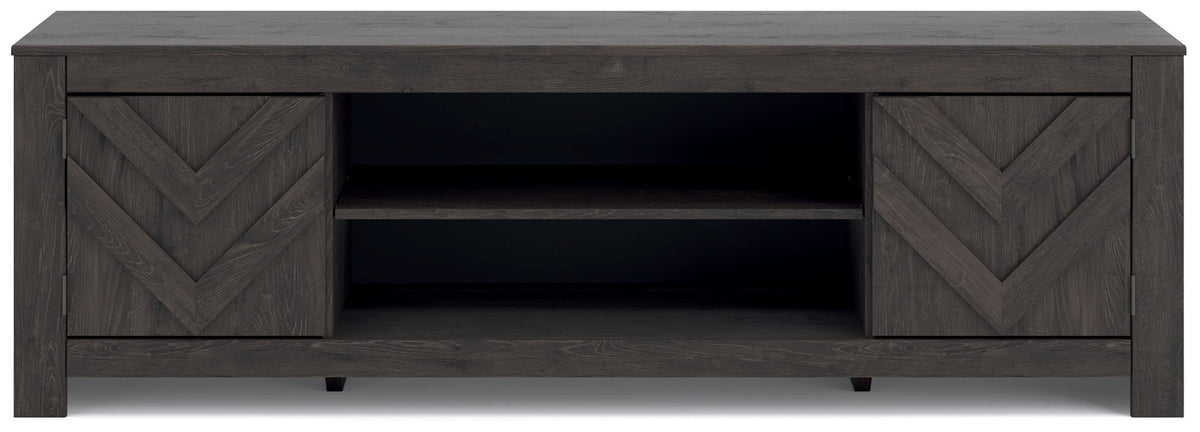 Cayboni - LG TV Stand With Fireplace Option