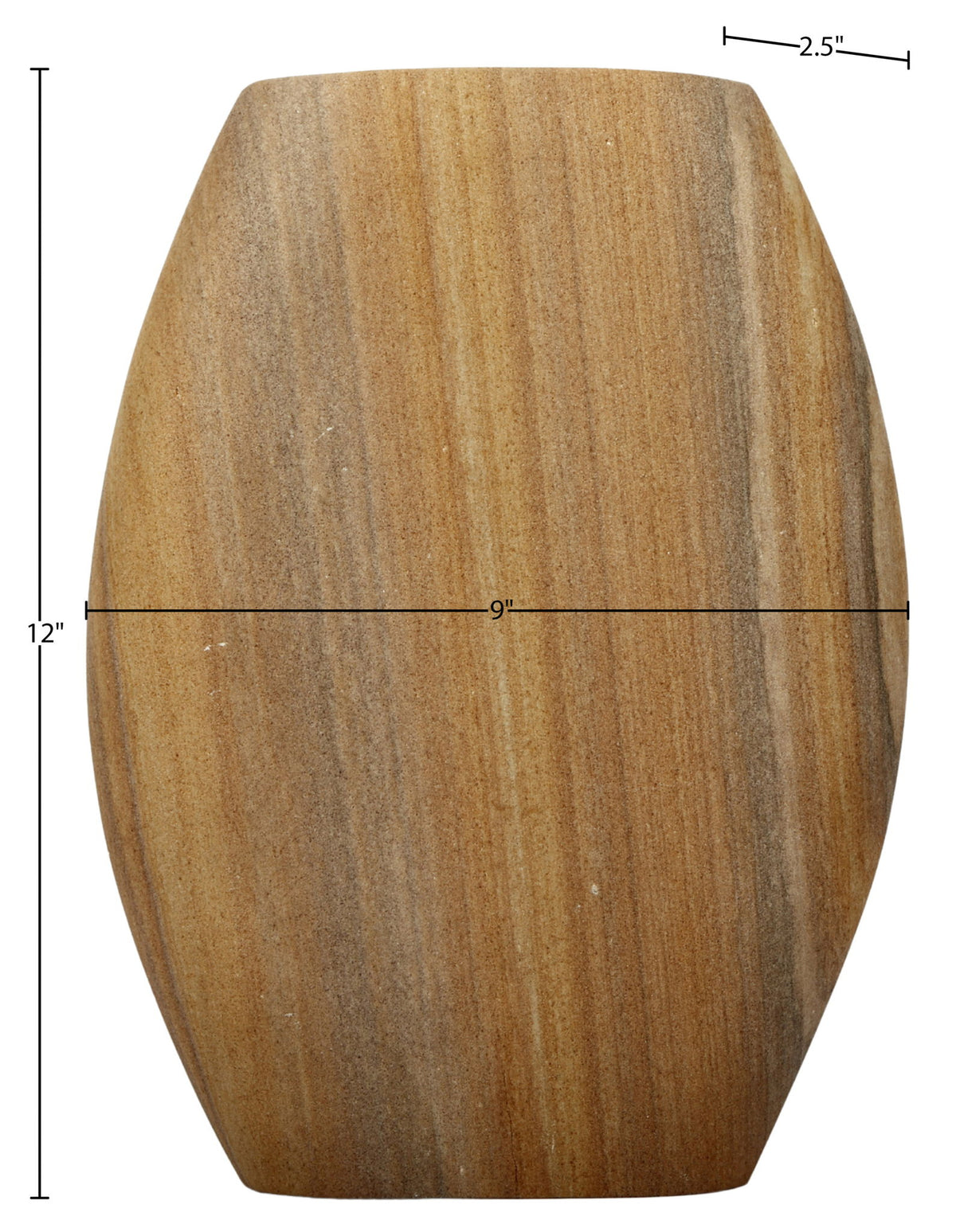 Sadie - Sandstone Vase - Sand