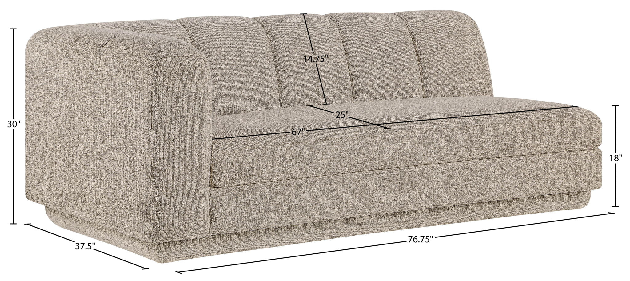 Modari - Fabric Upholstered Sofa