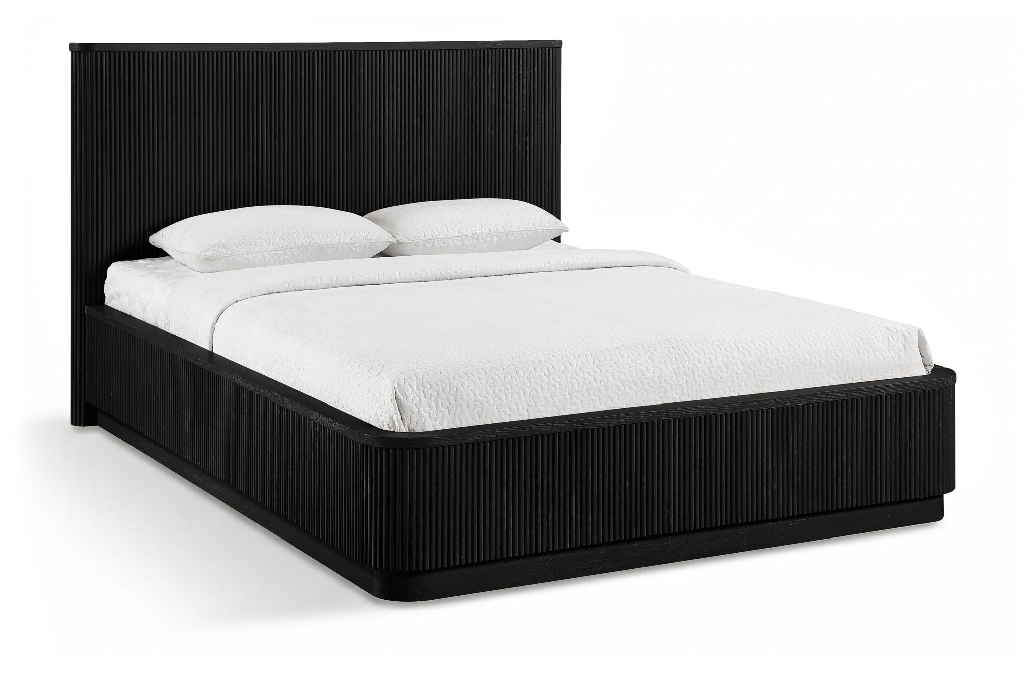 Astrid - Solid Wood And Oak Veneer Bed (3 Boxes)