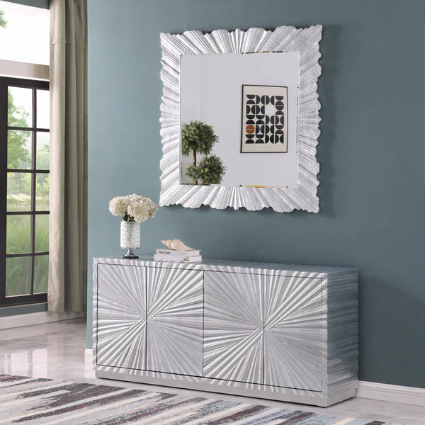 Selene Console (Silver Leaf)