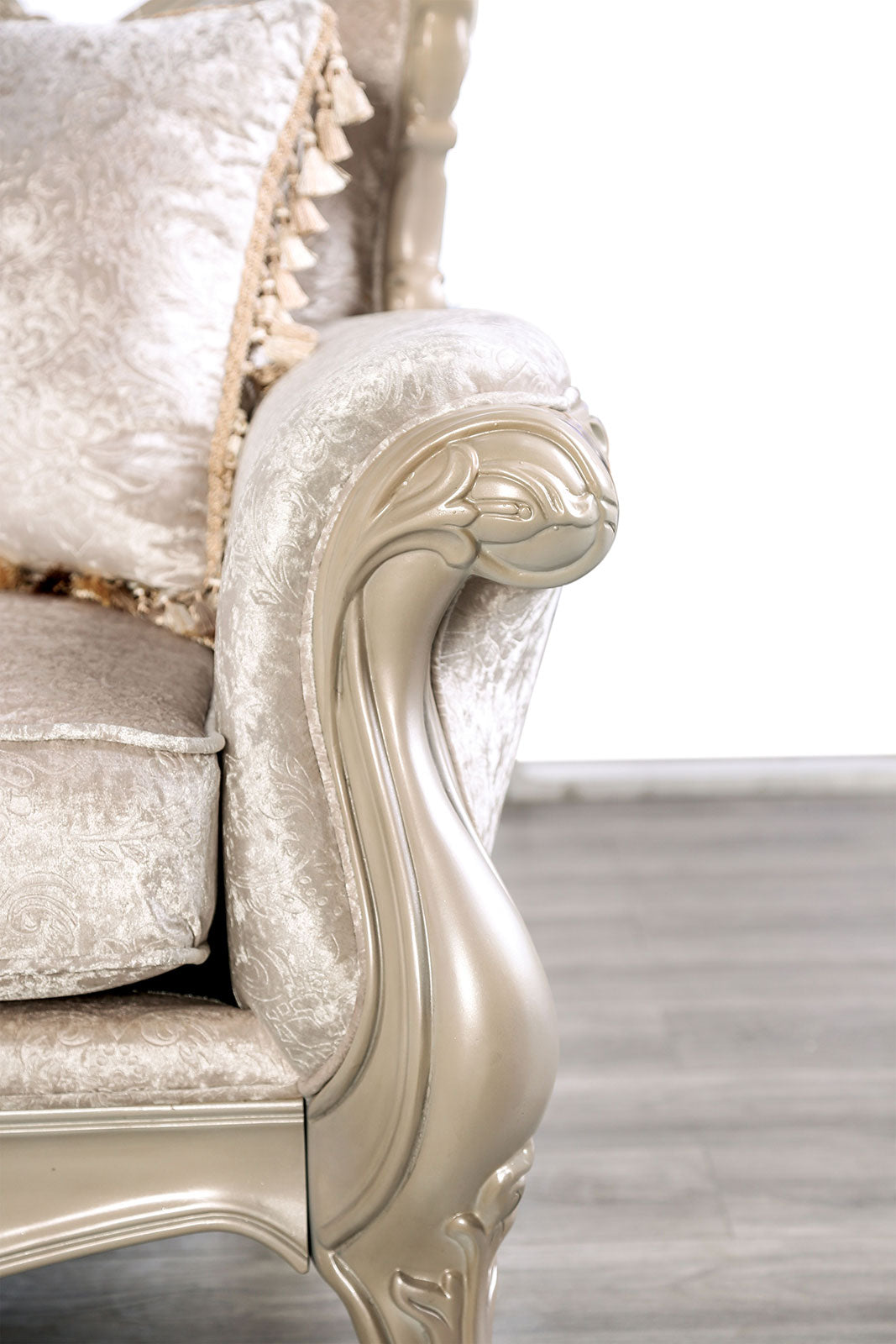 Acapulco Off-White Traditional Living Room Set