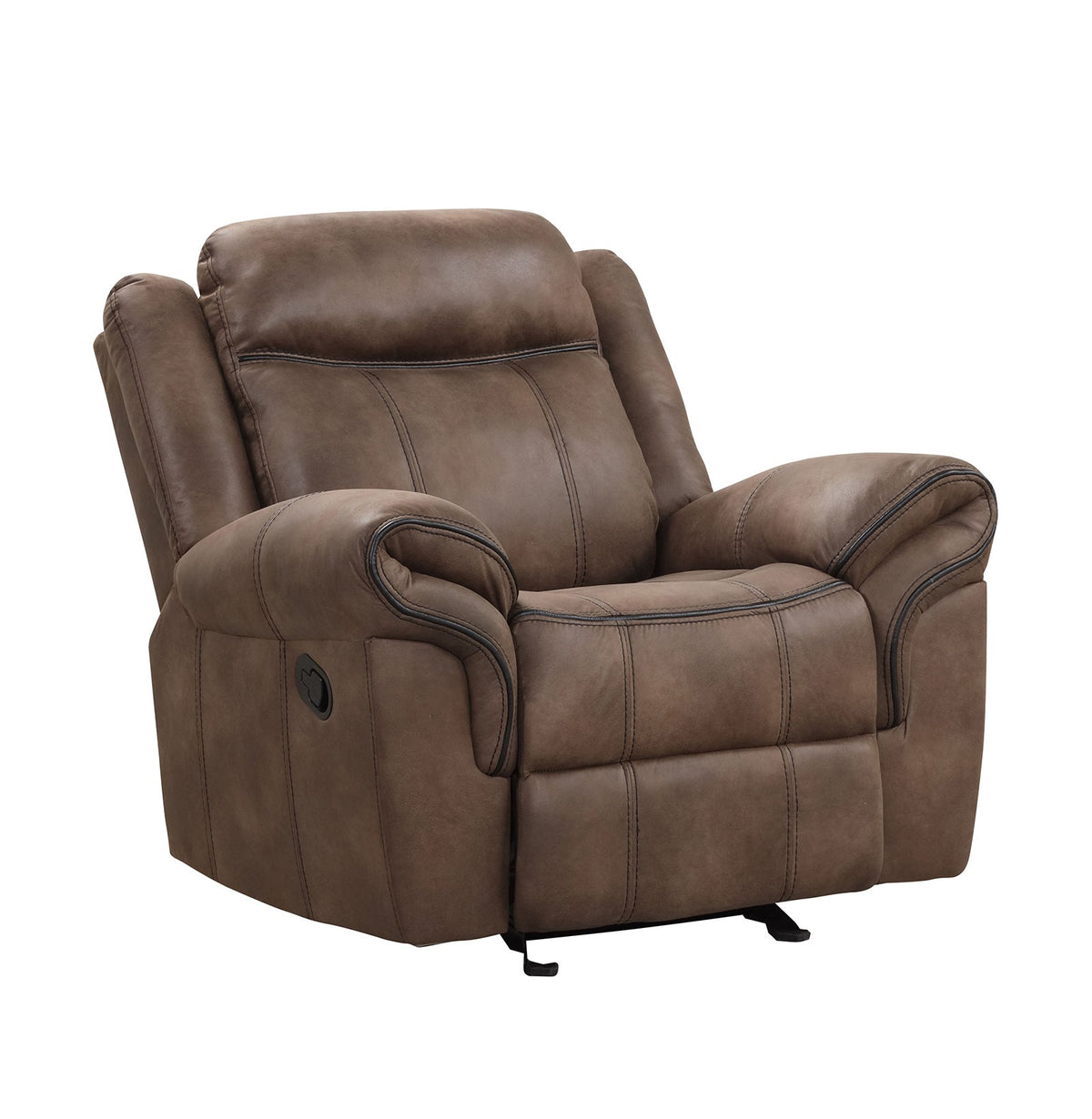 Agata Brown Transitional Reclining Living Room Set