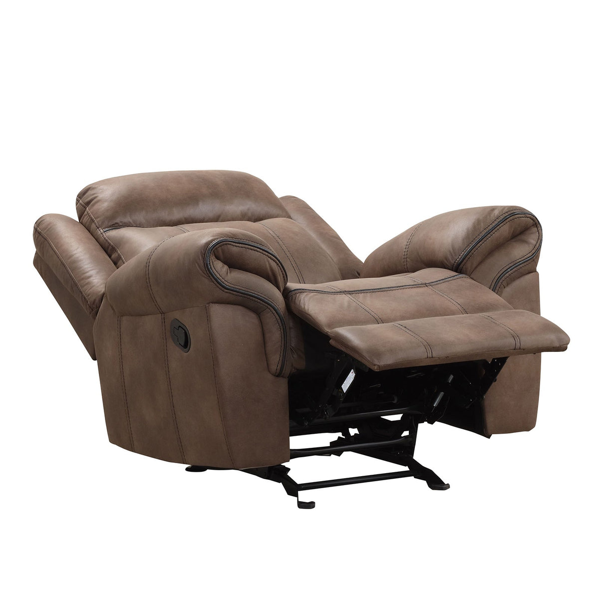Agata Brown Transitional Reclining Living Room Set