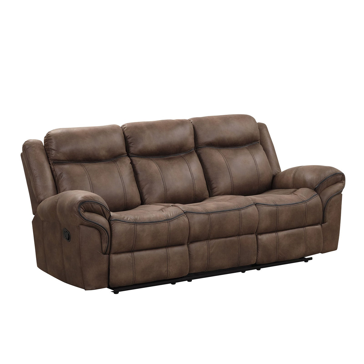 Agata Brown Transitional Reclining Living Room Set