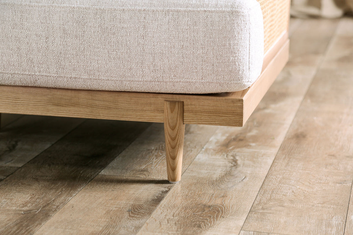 Alesund Light Oak/Beige Loveseat