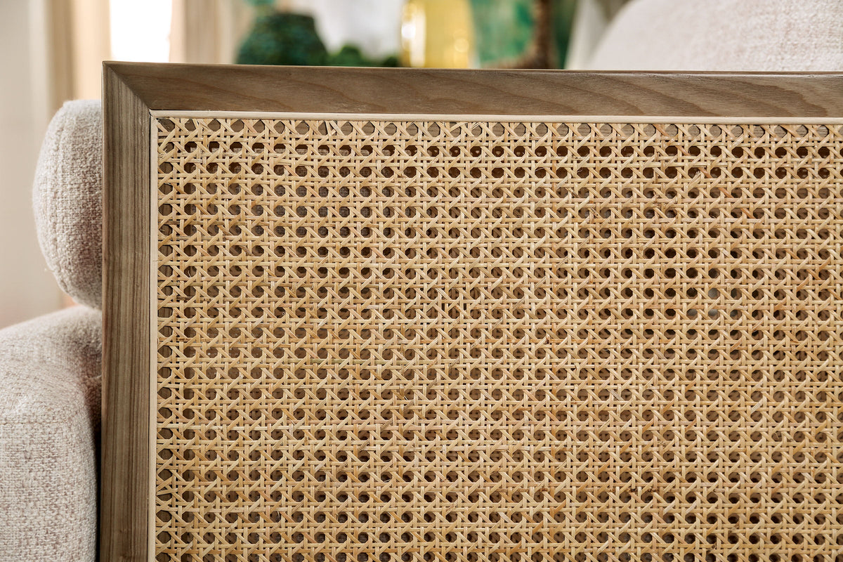 Alesund Light Oak/Beige Loveseat
