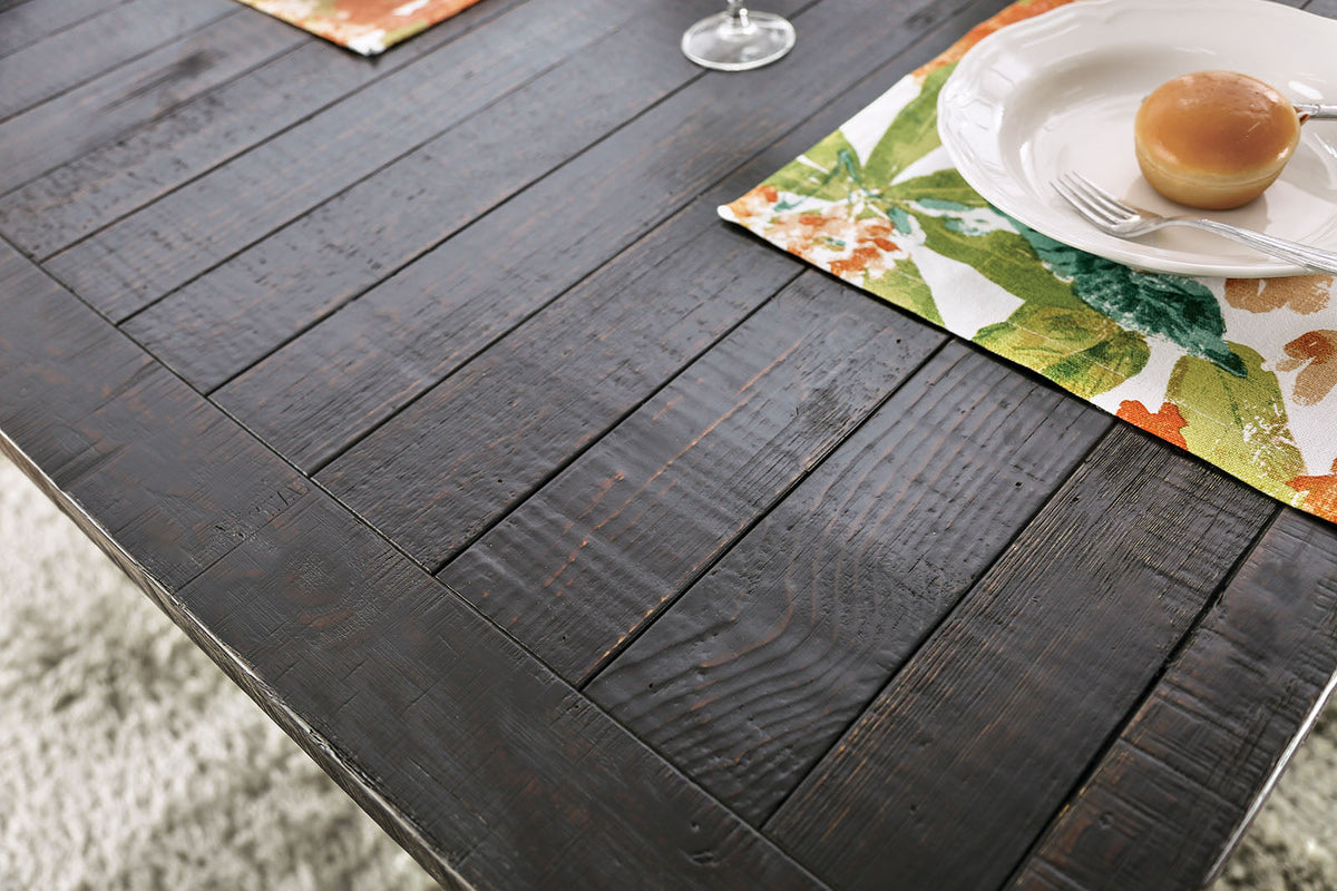 Alfred Antique Black Rustic Dining Room Set