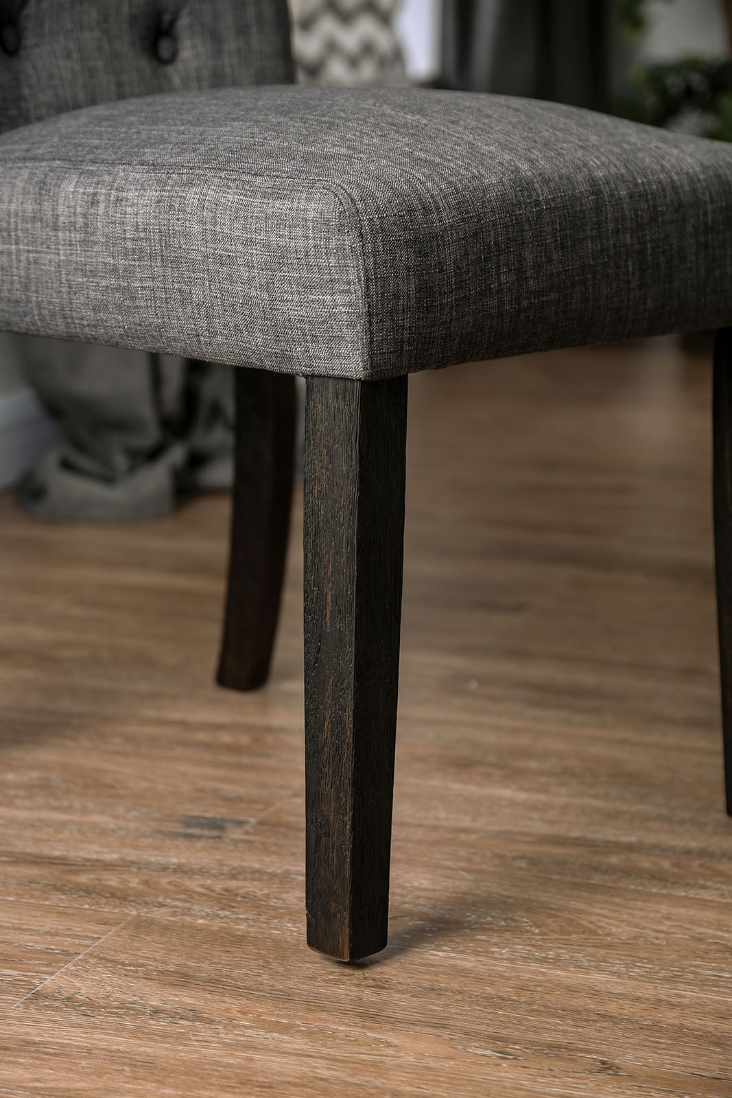 Alfred Antique Black/Gray Side Chair