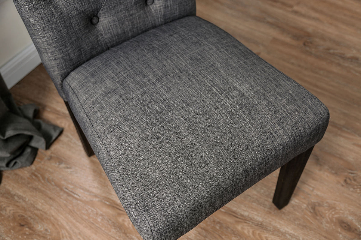 Alfred Antique Black/Gray Side Chair