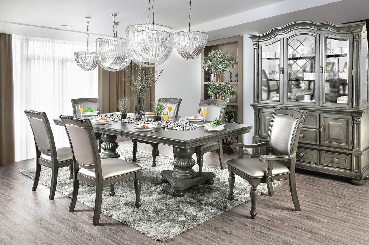 Alpena Gray/Silver Side Chair