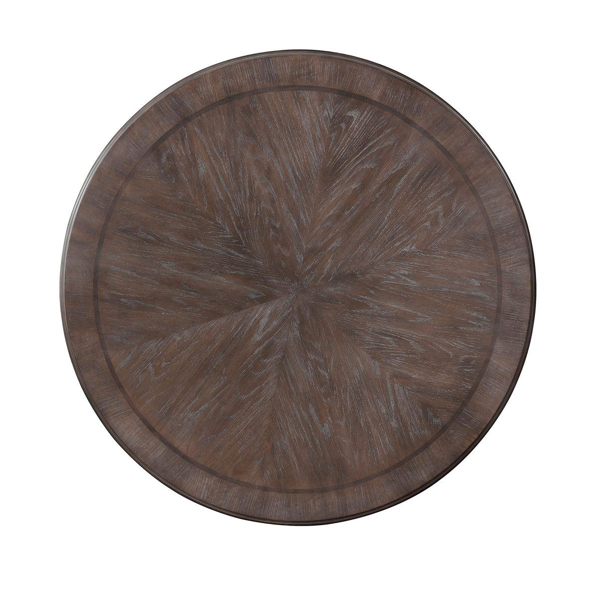 Arcadia Rustic Natural Tone/Ivory 7-Piece Round Dining Table Set