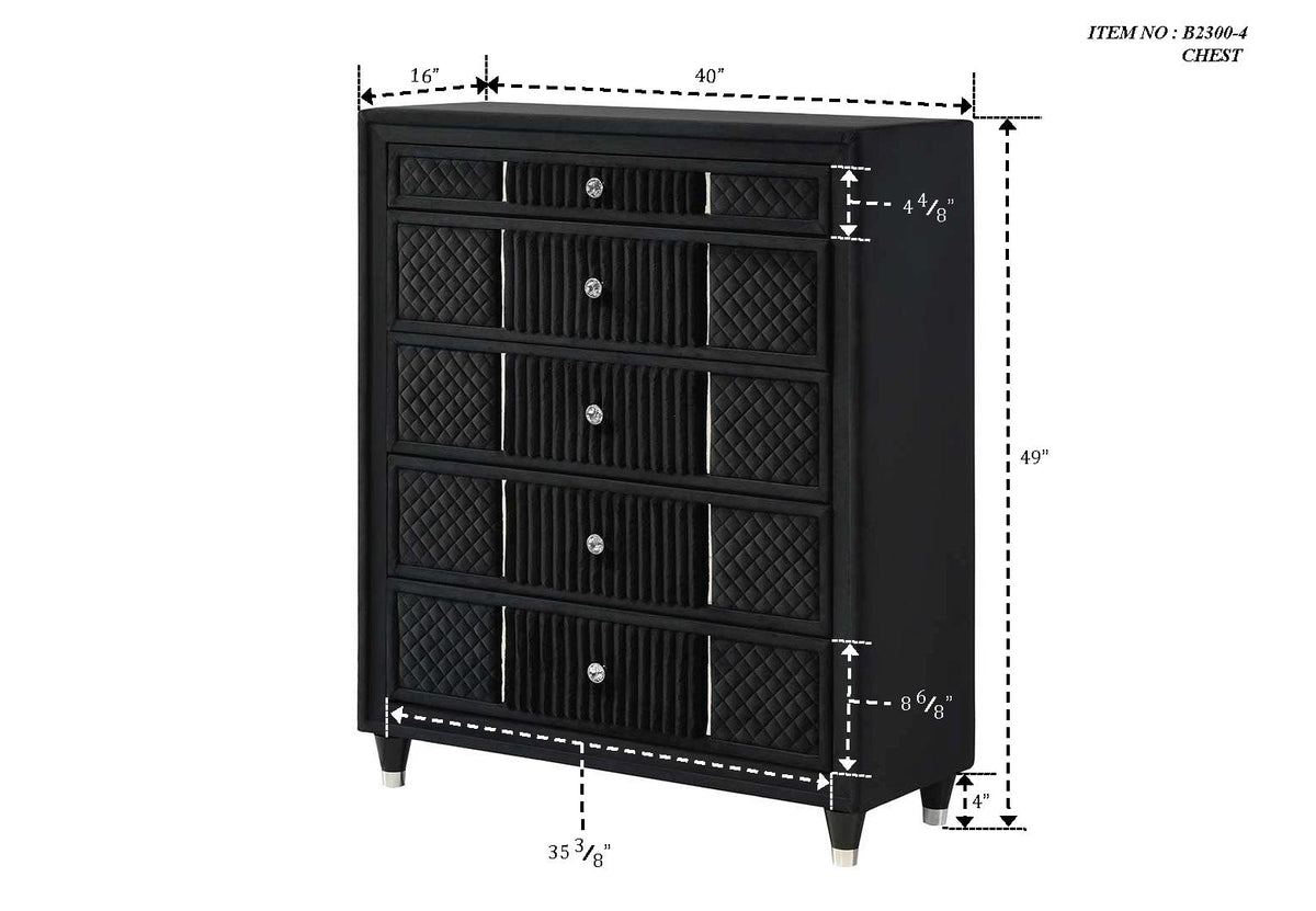 Armany Black Chest