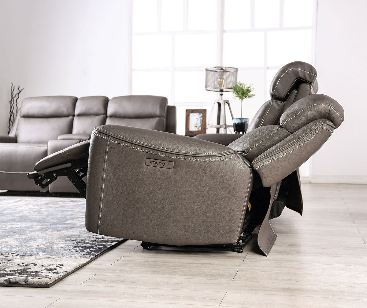 Artemia Gray Power Power Reclining Living Room Set