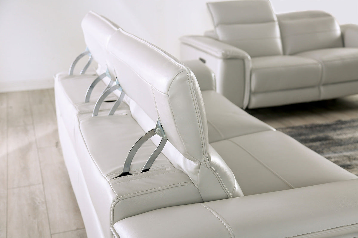 Ascona Light Taupe Contemporary Power Reclining Living Room Set