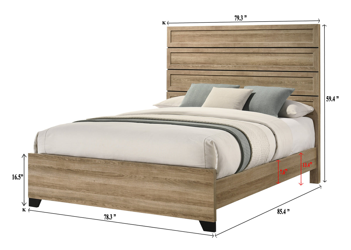 Jameson Brown King Bed
