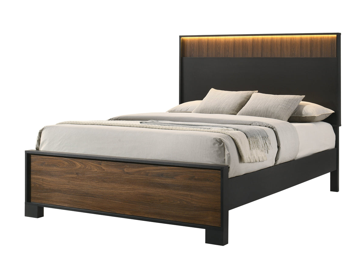 Nemy Brown Queen Bed