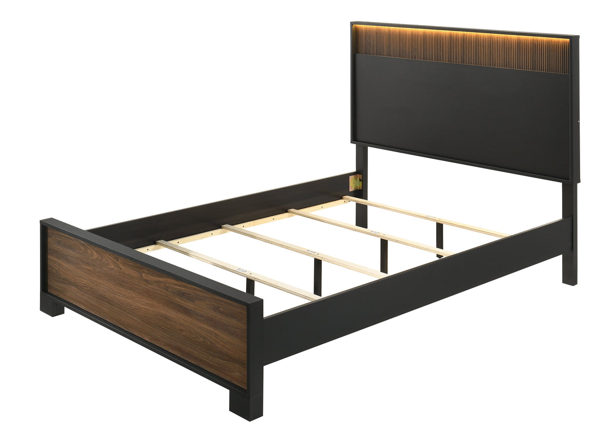 Nemy Brown Queen Bed