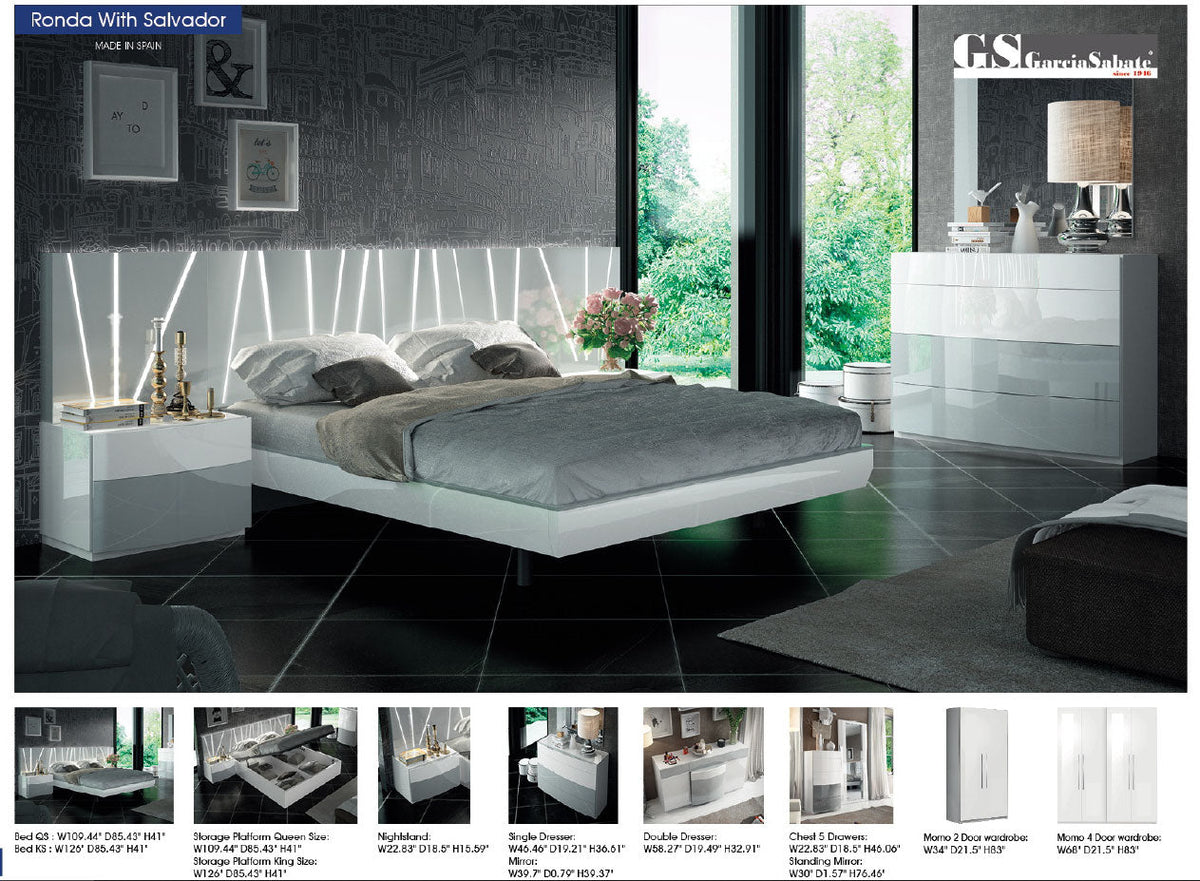 Ronda Salvador King Storage Bed