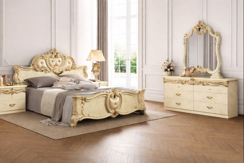 Barocco Ivory Nightstand