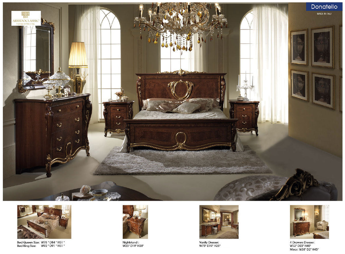 Donatello Mirror For 4-Drawer Dresser