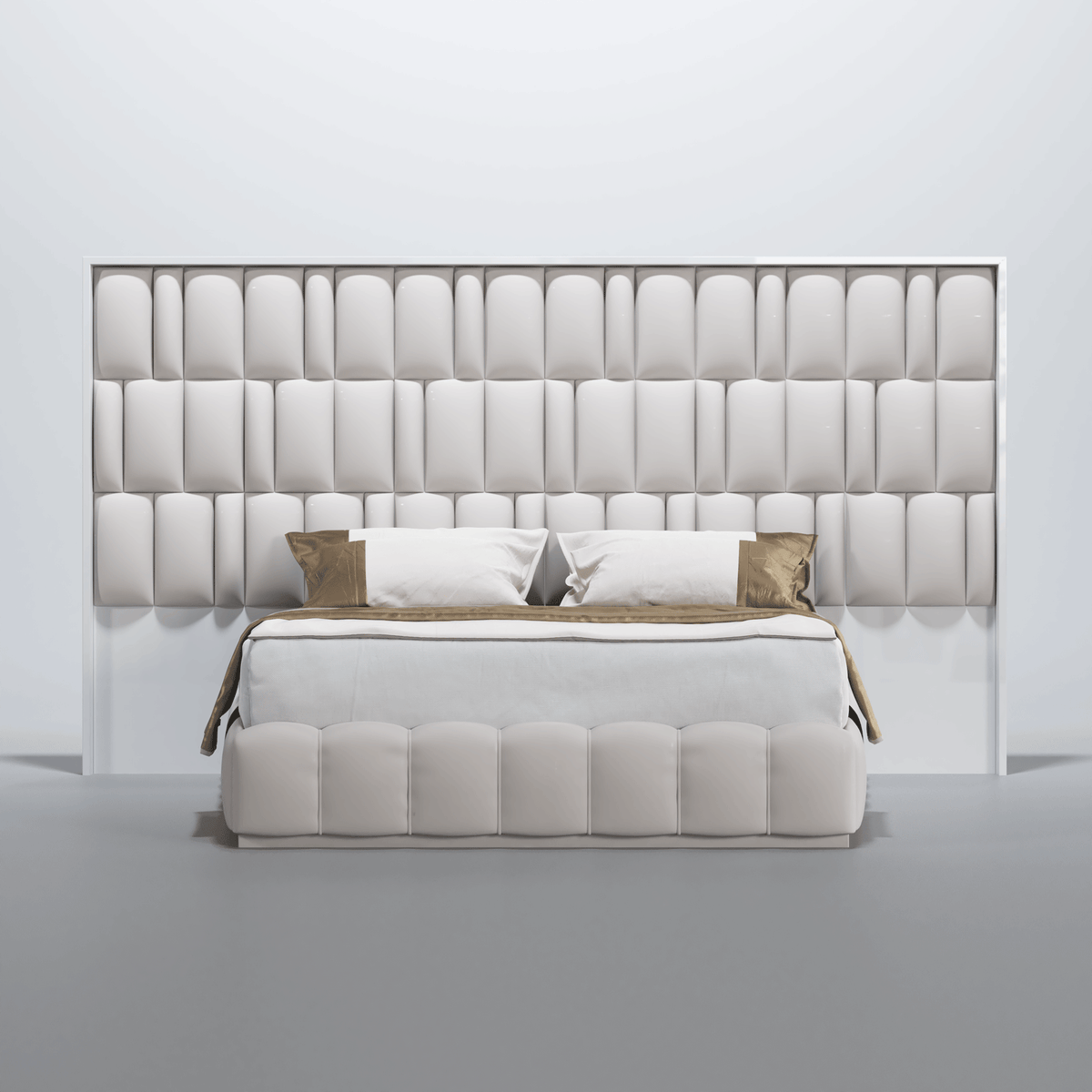 Carmen White Mirror for Single Dresser