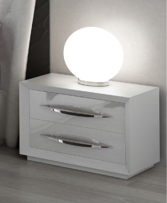 Carmen White Mirror for Single Dresser