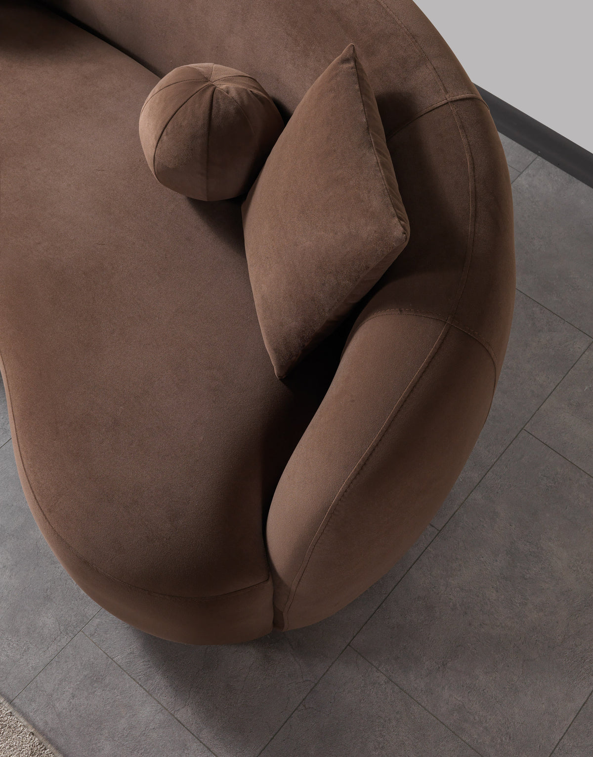 Bonita Coffee Velvet Sofa & Loveseat