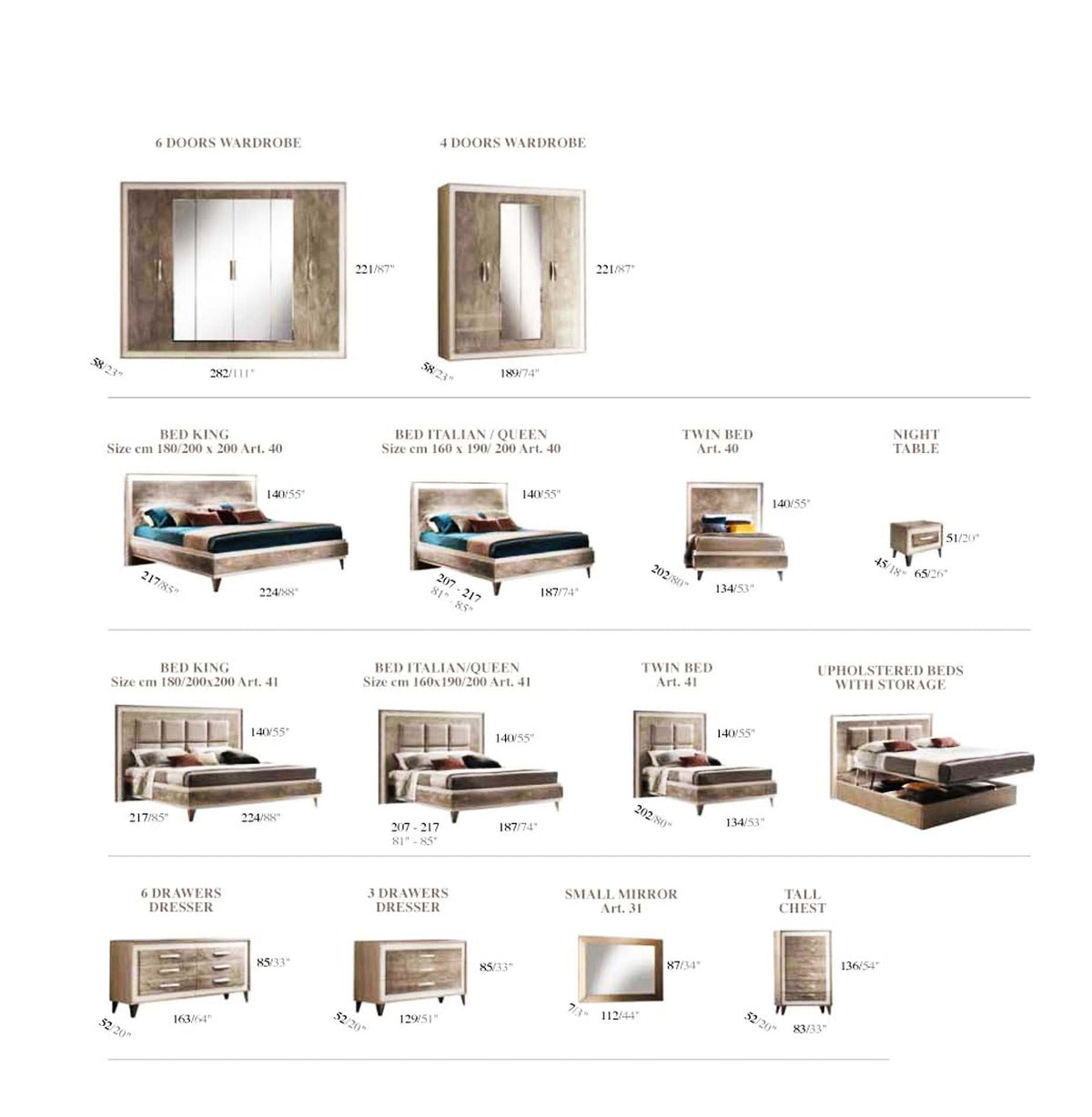 Arredo Ambra Single Dresser