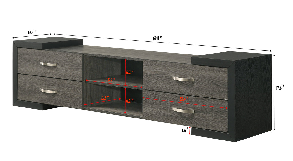 Brant Gray Tv Stand