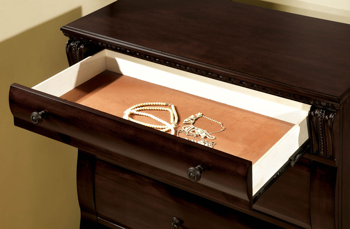 Burleigh Cherry Transitional Bedroom Set