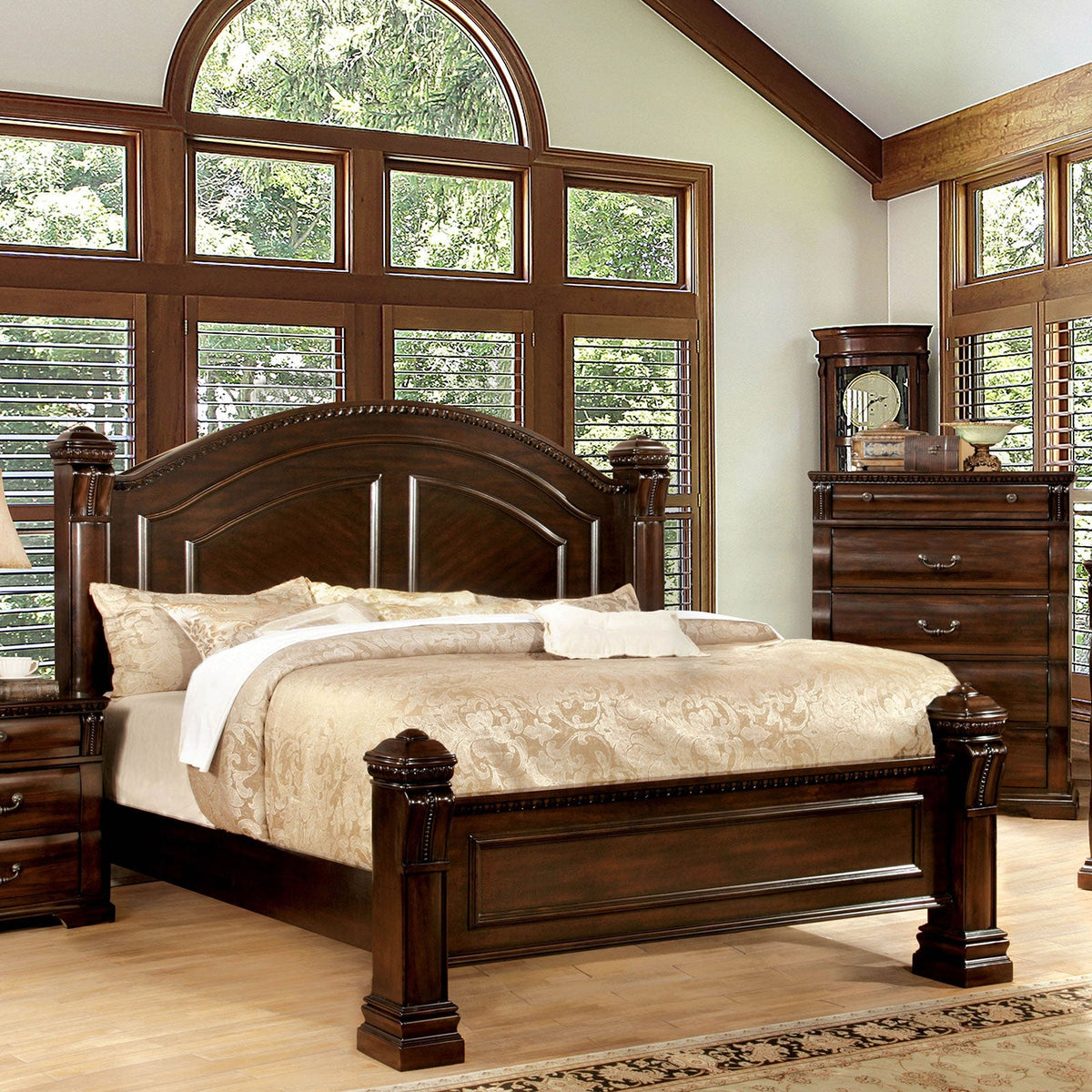 Burleigh Cherry Transitional Bedroom Set