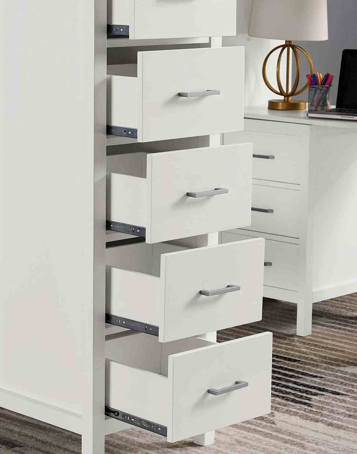 Cassidy White Twin Loft Bed