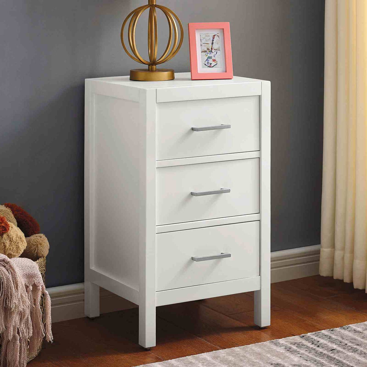Cassidy White Twin Loft Bed