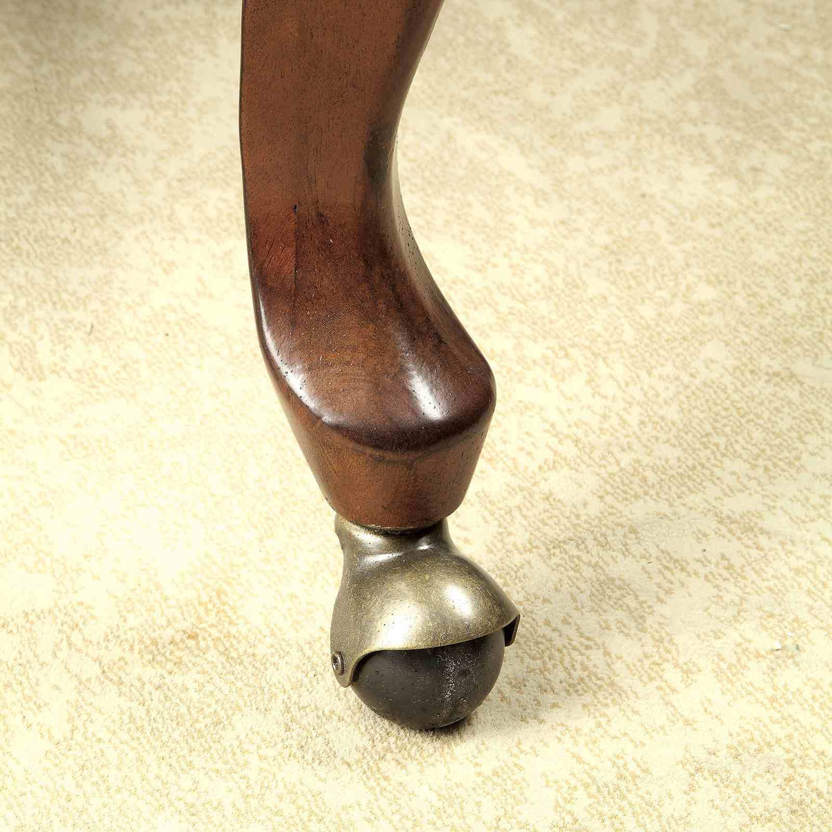 Melina Brown Cherry/Black Arm Chair