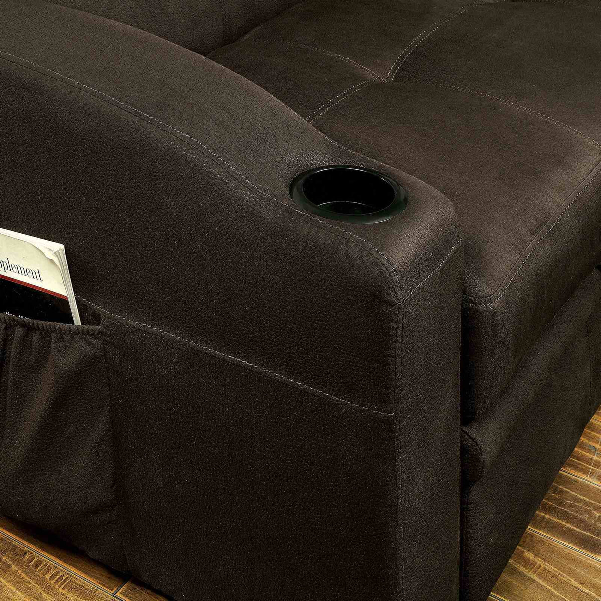 Mavis Dark Brown Futon Sofa