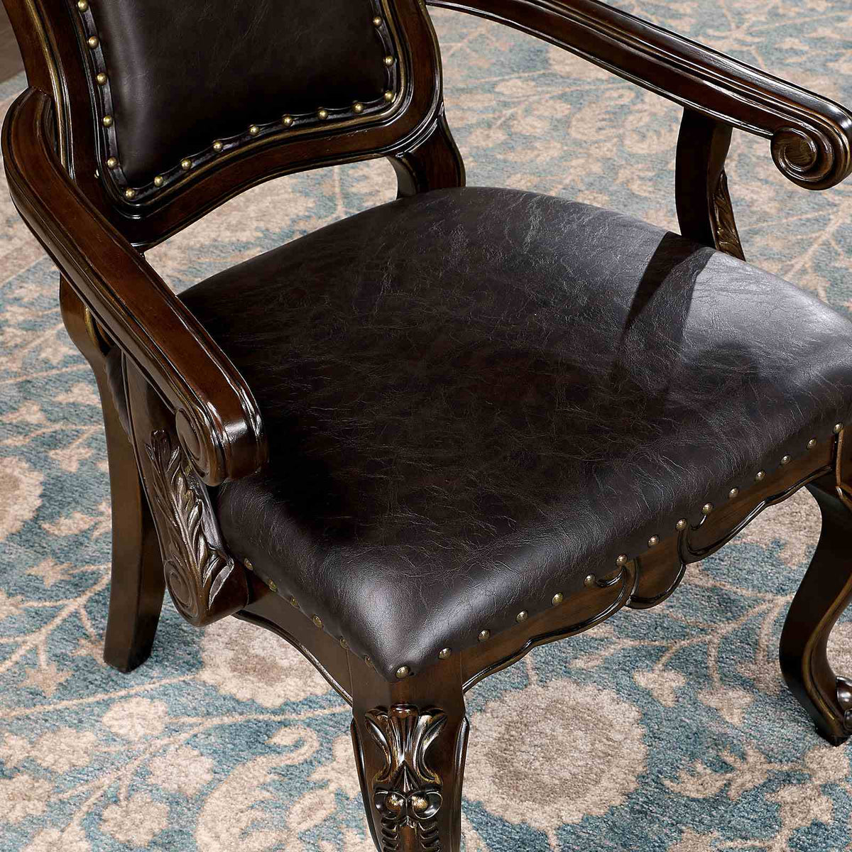 Lombardy Walnut 9-Piece Dining Room Set