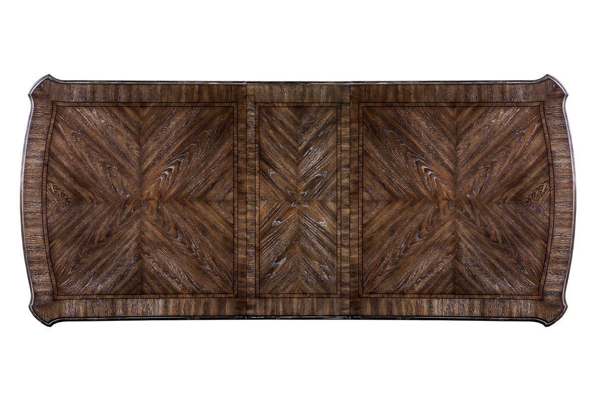 Arcadia Rustic Natural Tone/Ivory Extendable Dining Table