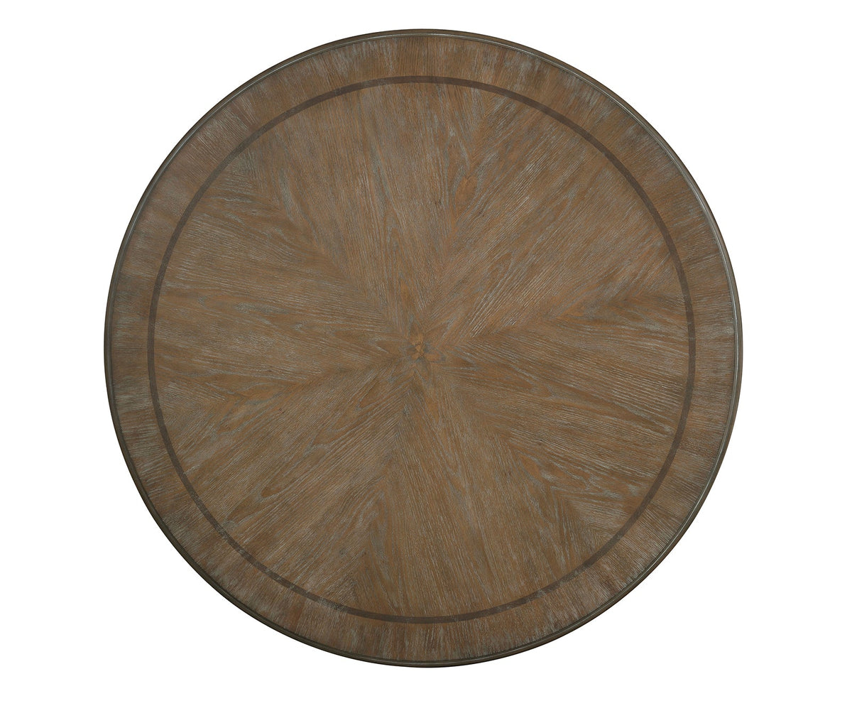 Arcadia Antique White/Ivory Round Dining Table