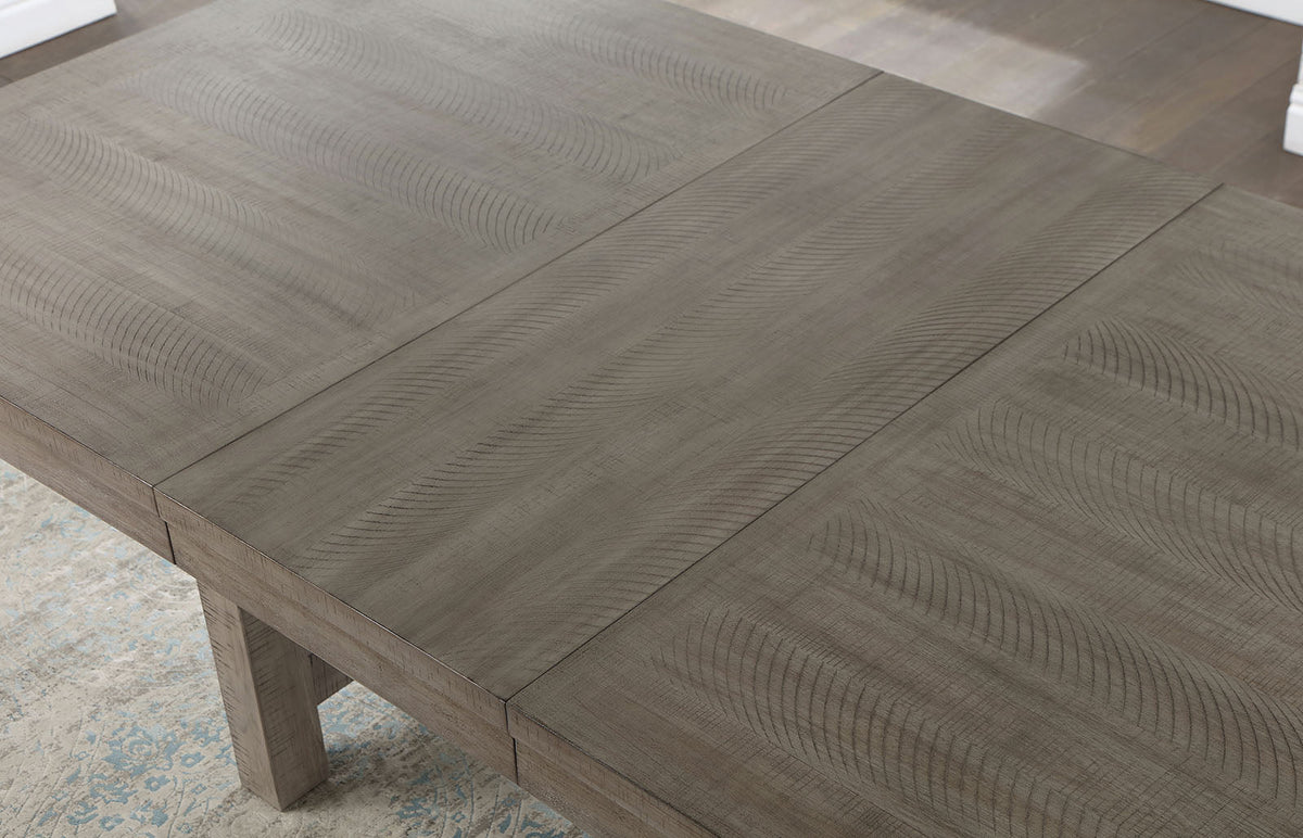 San Antonio Gray Rustic Expandable Dining Room Set