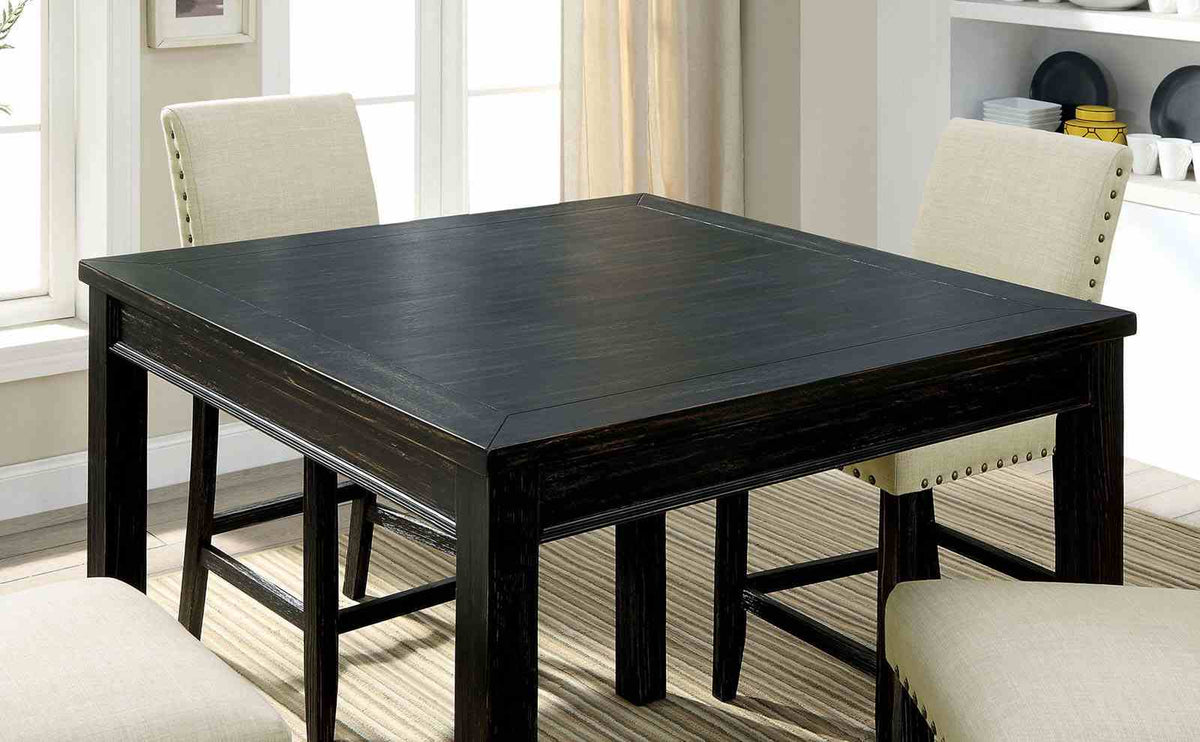 Kristie Antique Black 5 Pc. Counter Ht. Table Set