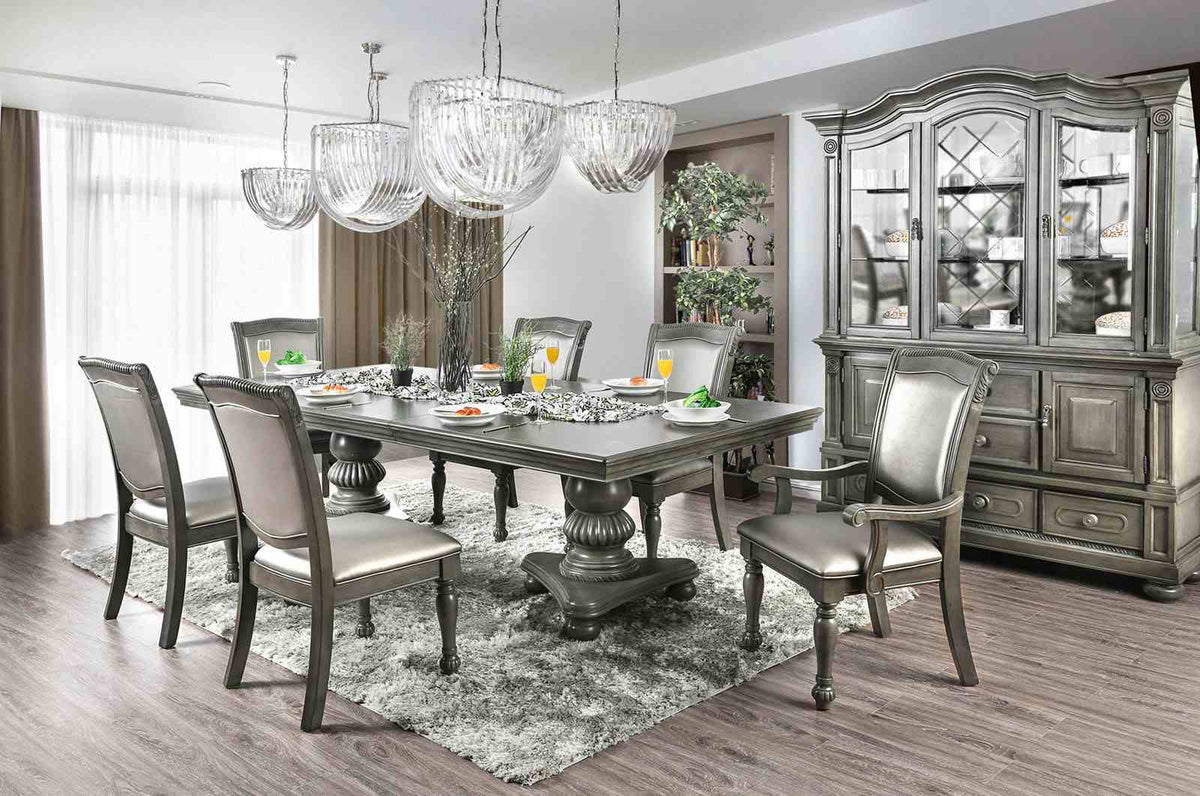 Alpena Gray/Silver Side Chair