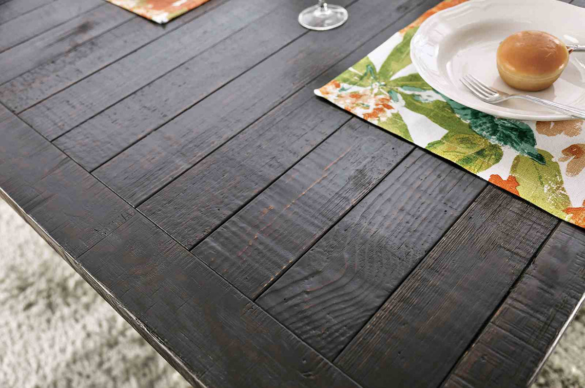 Alfred Antique Black 7-Piece Dining Room Set