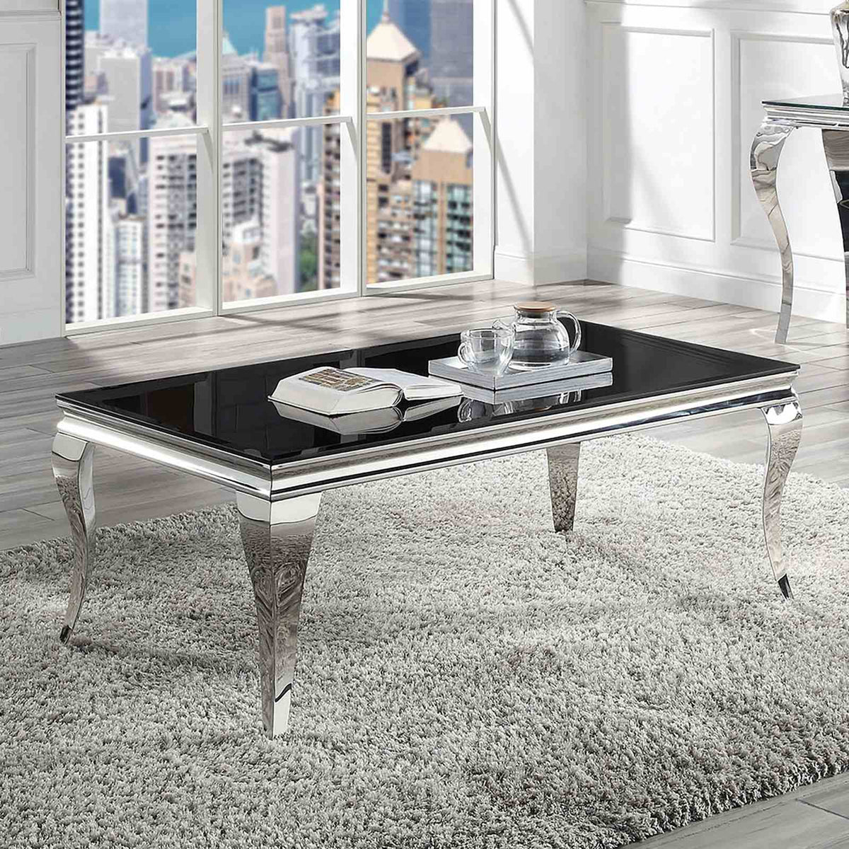 Wetzikon Black/Silver Coffee Table