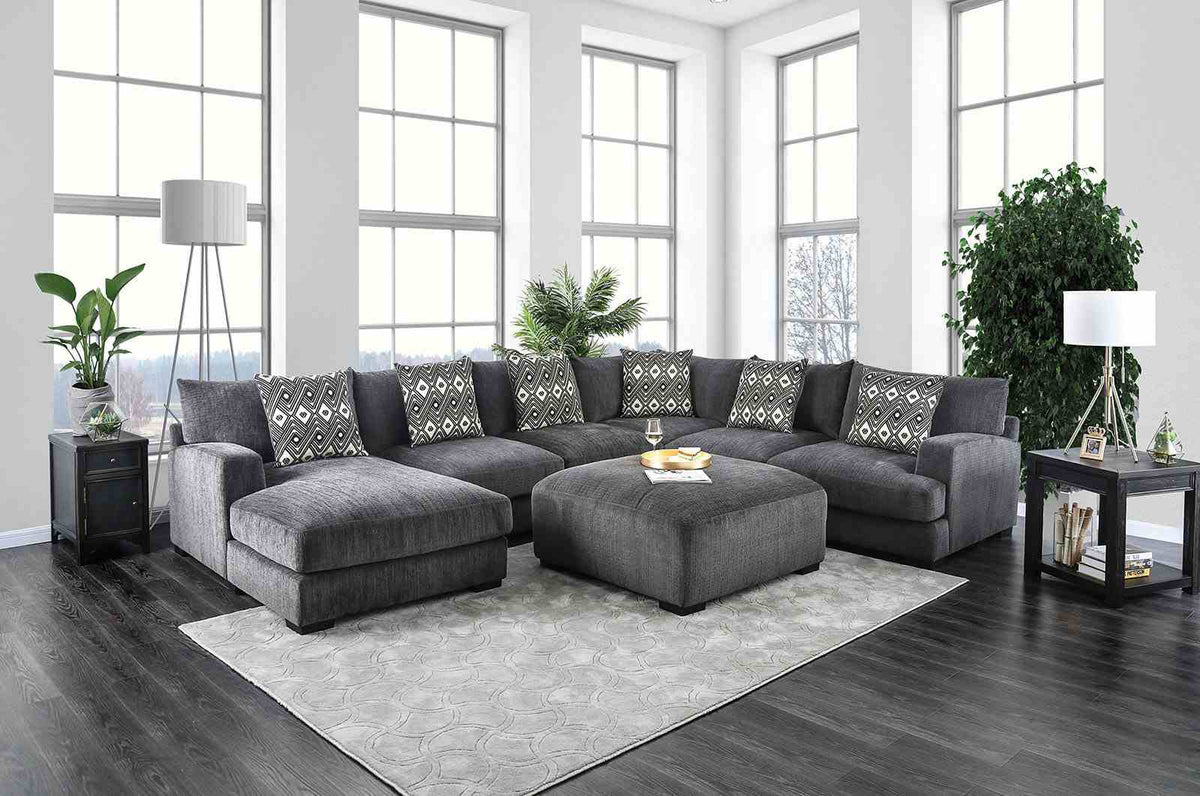 Kaylee Gray Ottoman