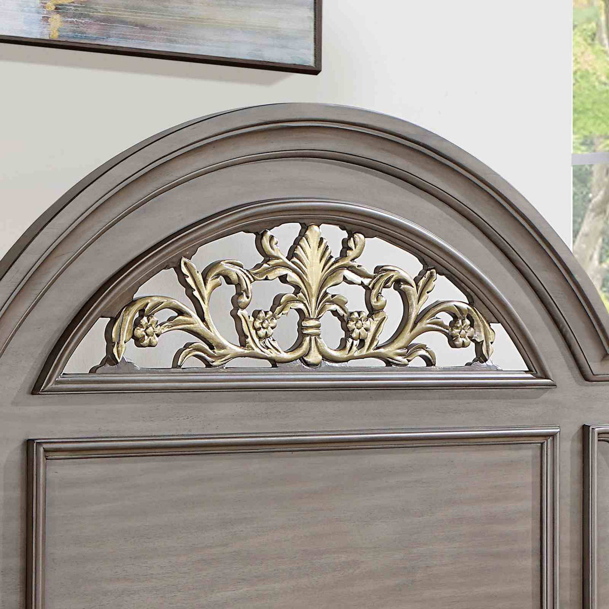 Syracuse Gray Traditional Bedroom Set