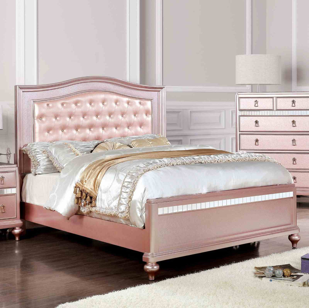 Ariston Rose Gold Full Bed