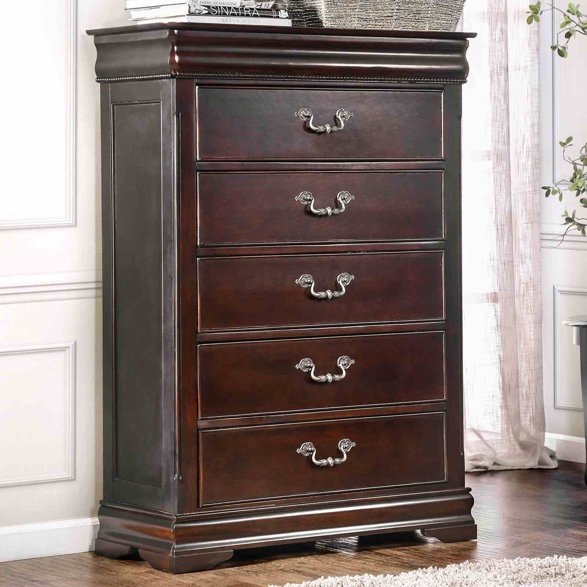 Mandura Cherry 5-Piece Queen Bedroom Set