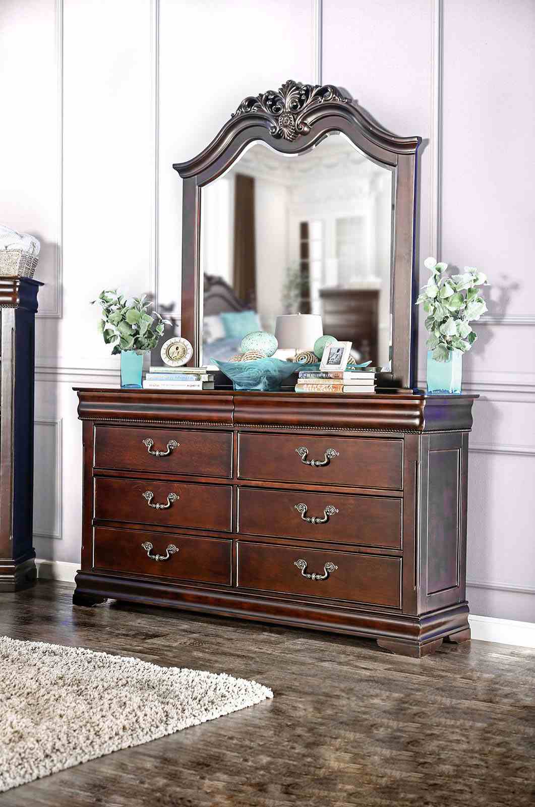 Mandura Cherry 5-Piece Queen Bedroom Set