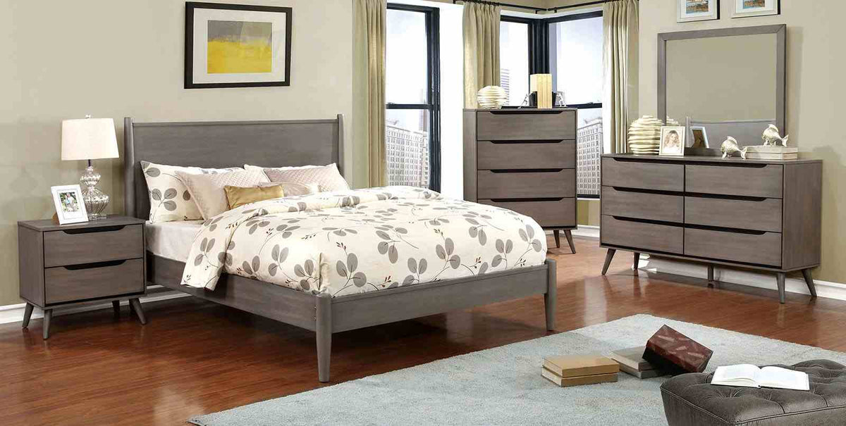 Lennart Gray Queen Bed